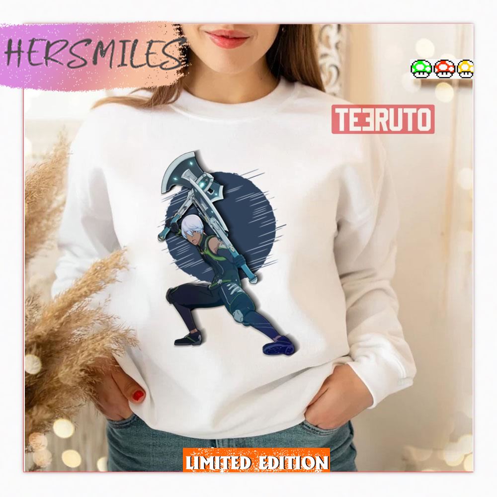 Heavy Smasher Character Blue Protocol Shirt Heavy Smasher Character Blue Protocol Shirt