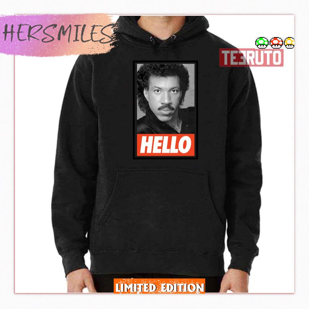 Hello Graphic Lionel Richie Icon Shirt