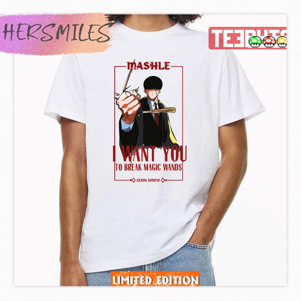 I Want You Mashle Magic And Muscles Anime Shirt
