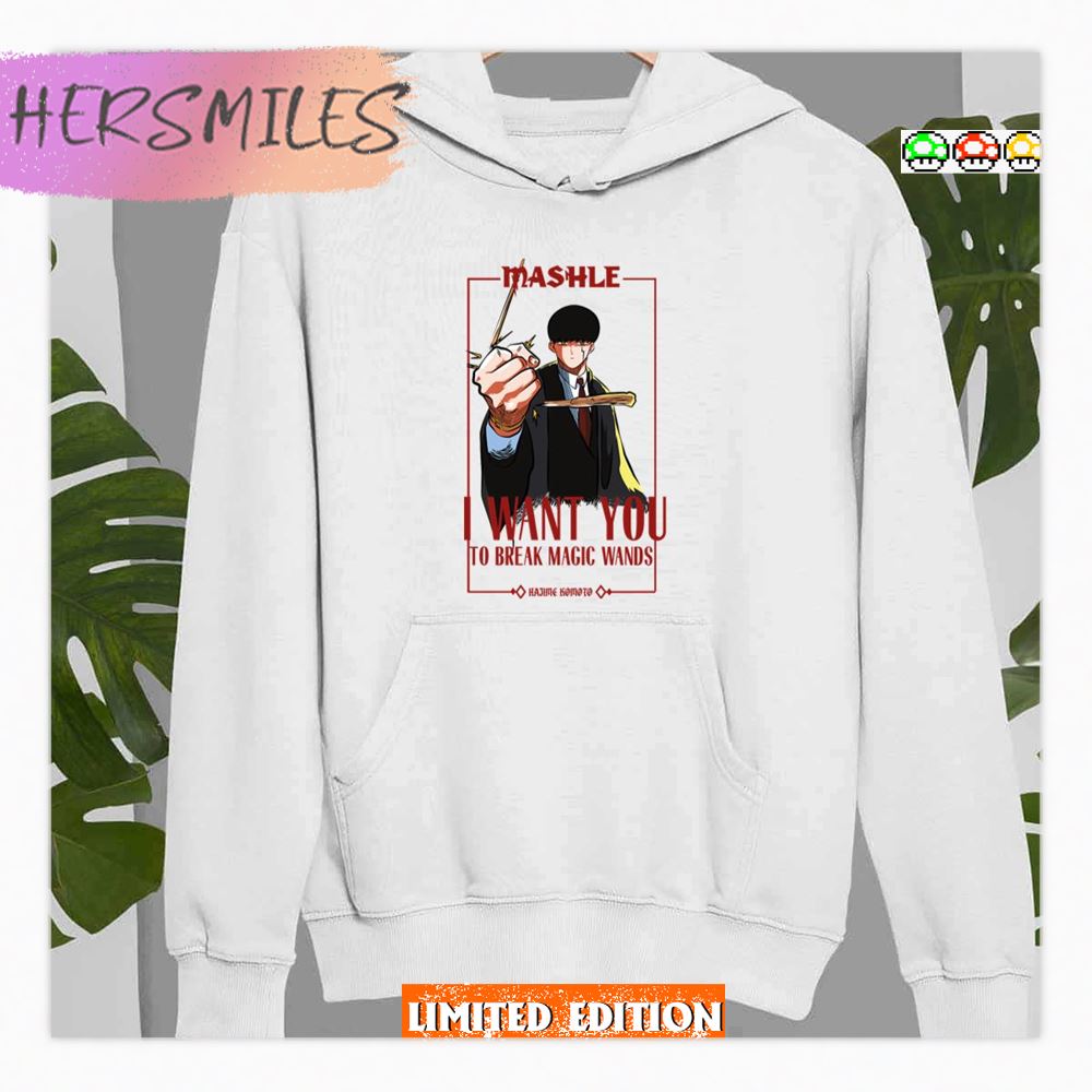 I Want You Mashle Magic And Muscles Anime Shirt