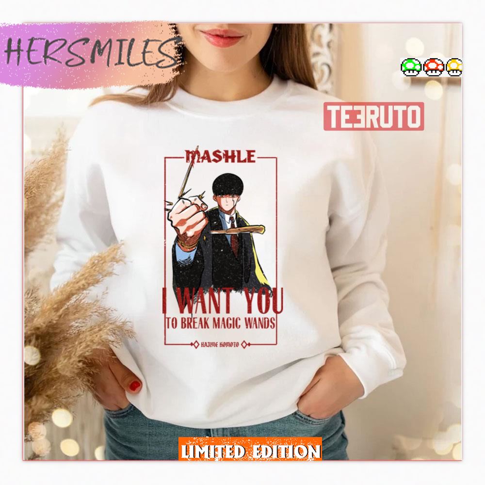 I Want You White Mashle Magic And Muscles Shirt I Want You White Mashle Magic And Muscles Shirt