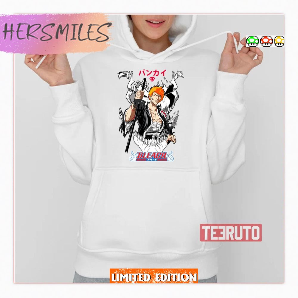 Ichigo The Iconic Art Anime Bleach Shirt