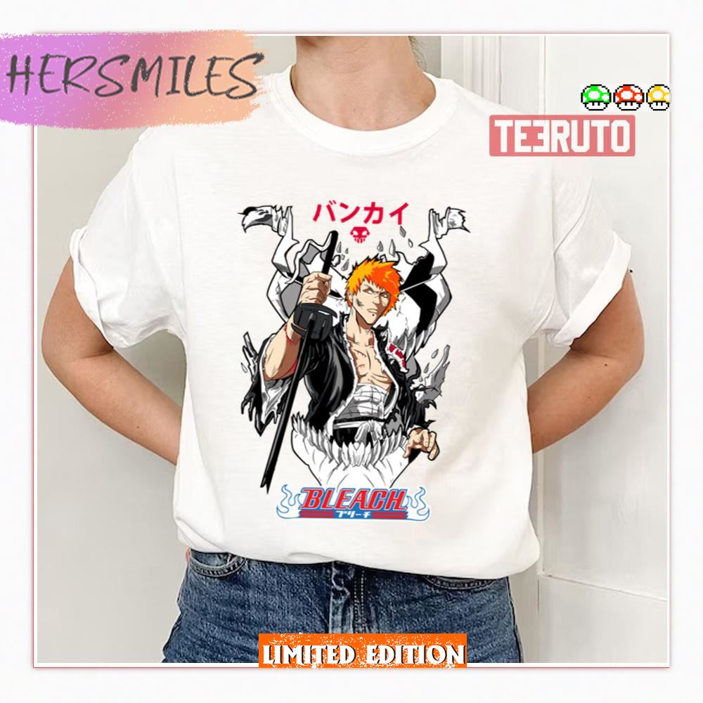Ichigo The Iconic Art Anime Bleach Shirt