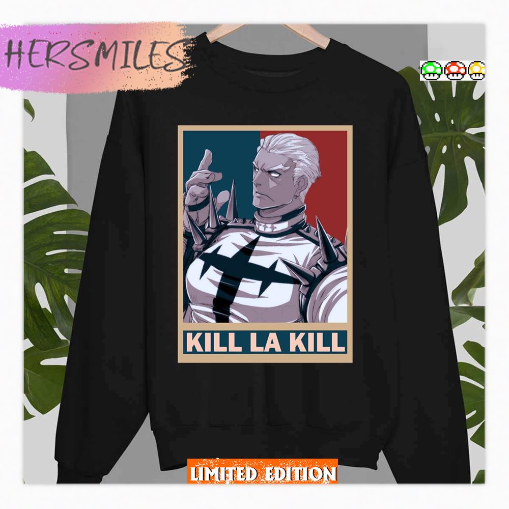 Ira Gamagoori Kill La Kill Kiru Ra Kiru Vintage Hope Style Vector Anime Design Shirt Ira Gamagoori Kill La Kill Kiru Ra Kiru Vintage Hope Style Vector Anime Design Shirt