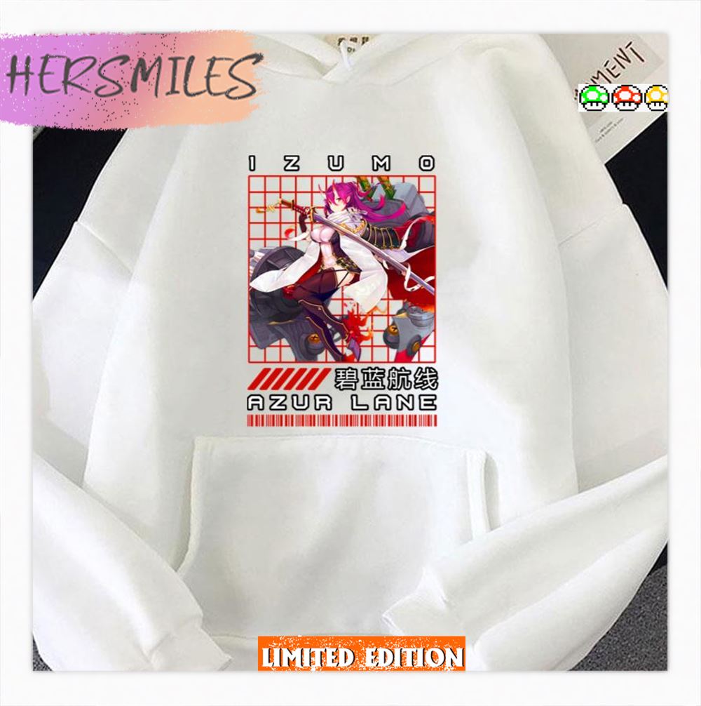 Izumo Azur Lane Game Character Art Shirt