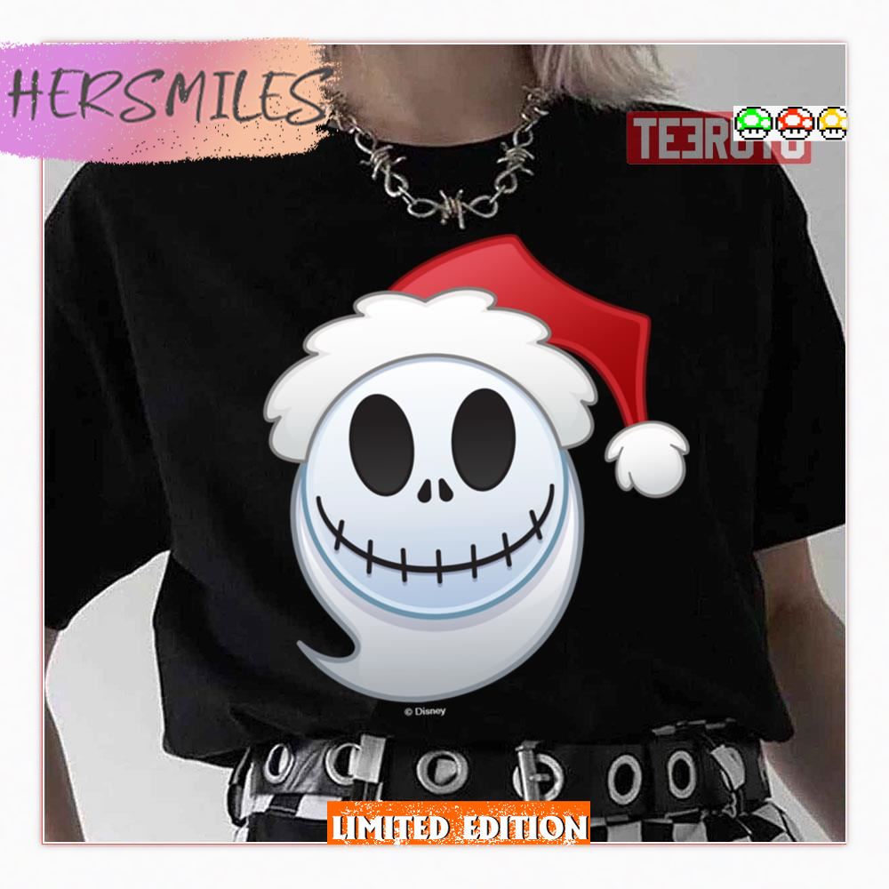 Jack Skellington Santa Emoji Nightmare Before Christmas Shirt