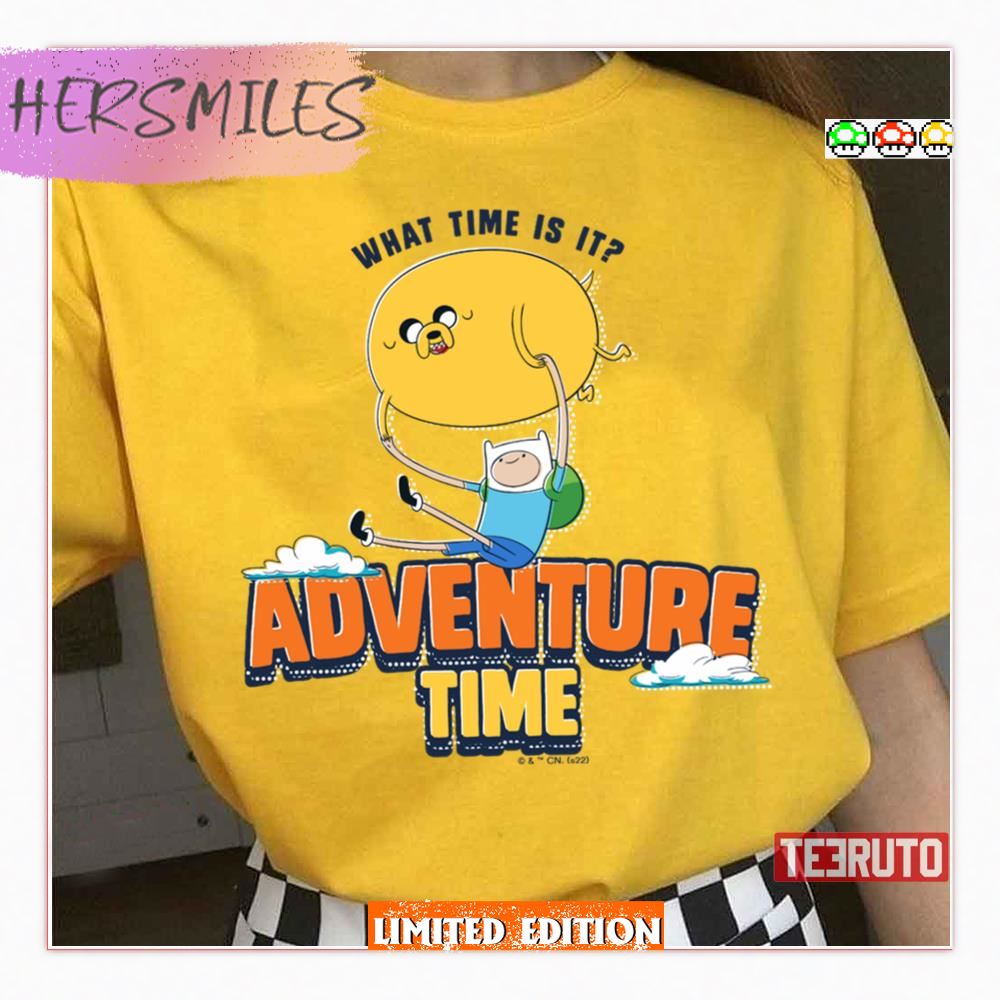 Jake Floating With Finn Adventure Time Shirt