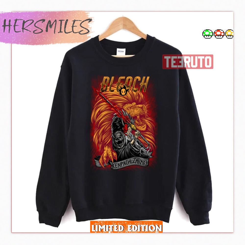 Kenpachi Zaraki Collage Art Bleach Shirt Kenpachi Zaraki Collage Art Bleach Shirt