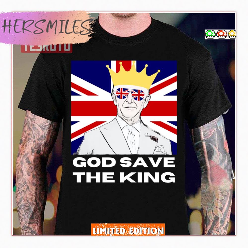 King Charles 2023 Coronation God Save The King Shirt