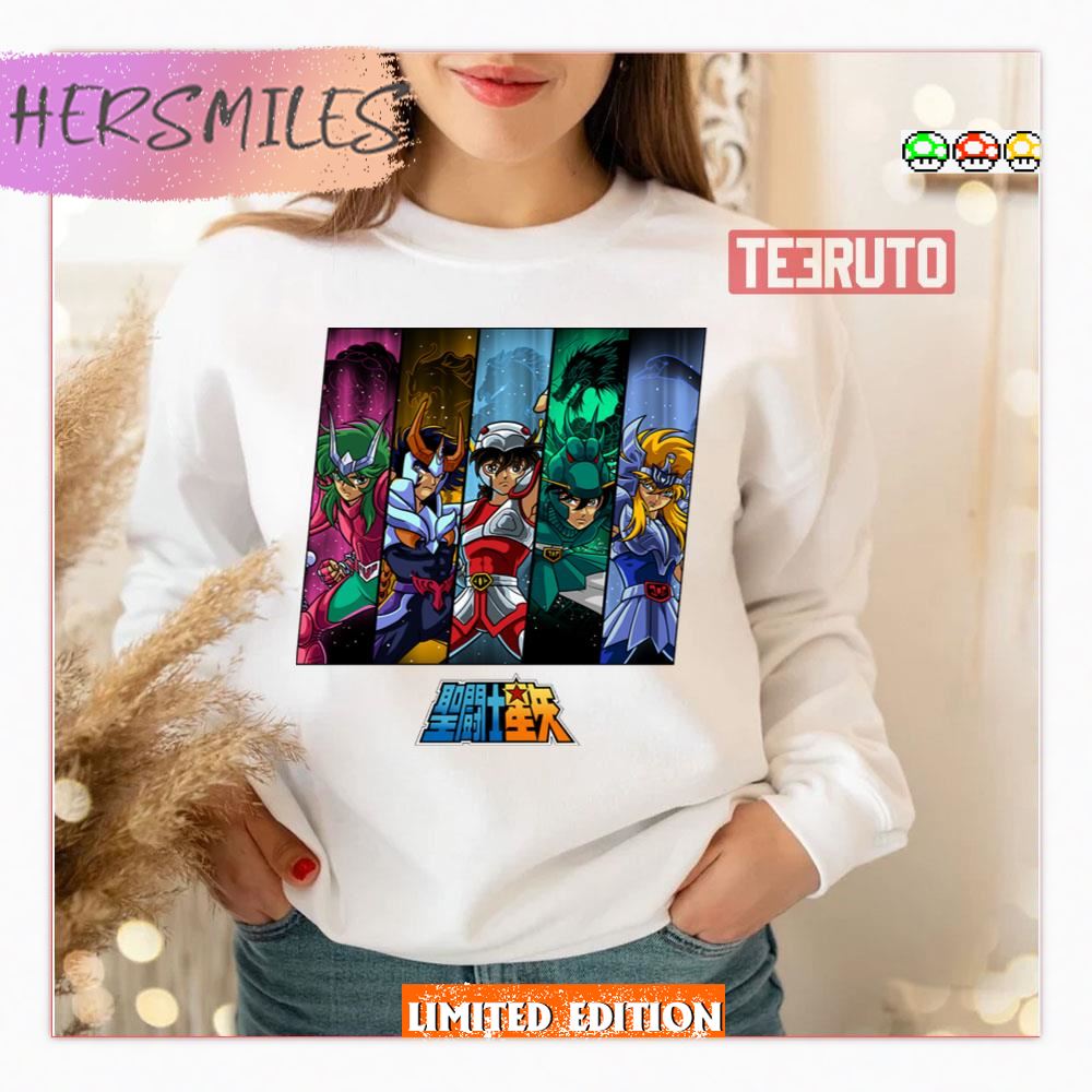 Knights Of The Zodiac All Characters Shirt Knights Of The Zodiac All Characters Shirt