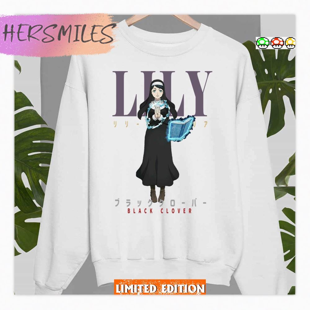 Lily Black Clover Femal Character Anime Shirt Lily Black Clover Femal Character Anime Shirt
