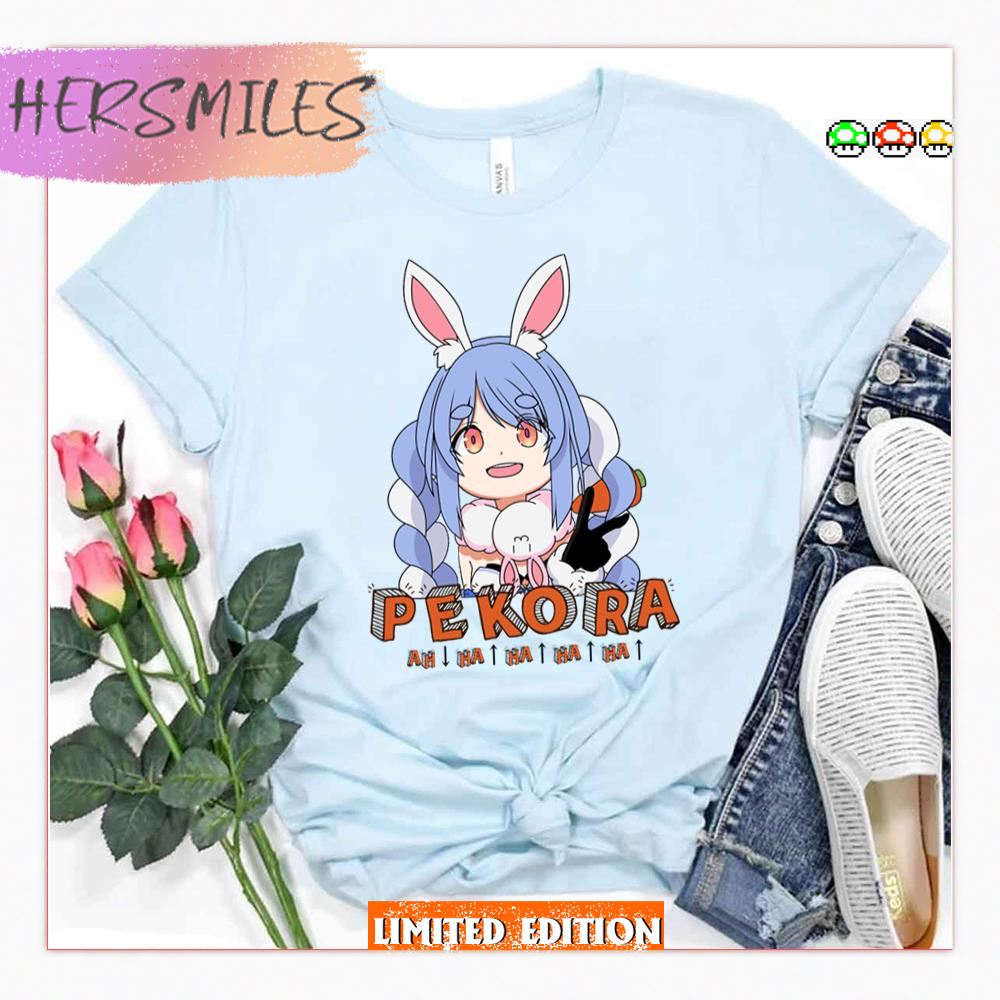 Logo Design Usada Pekora Hololive Shirt