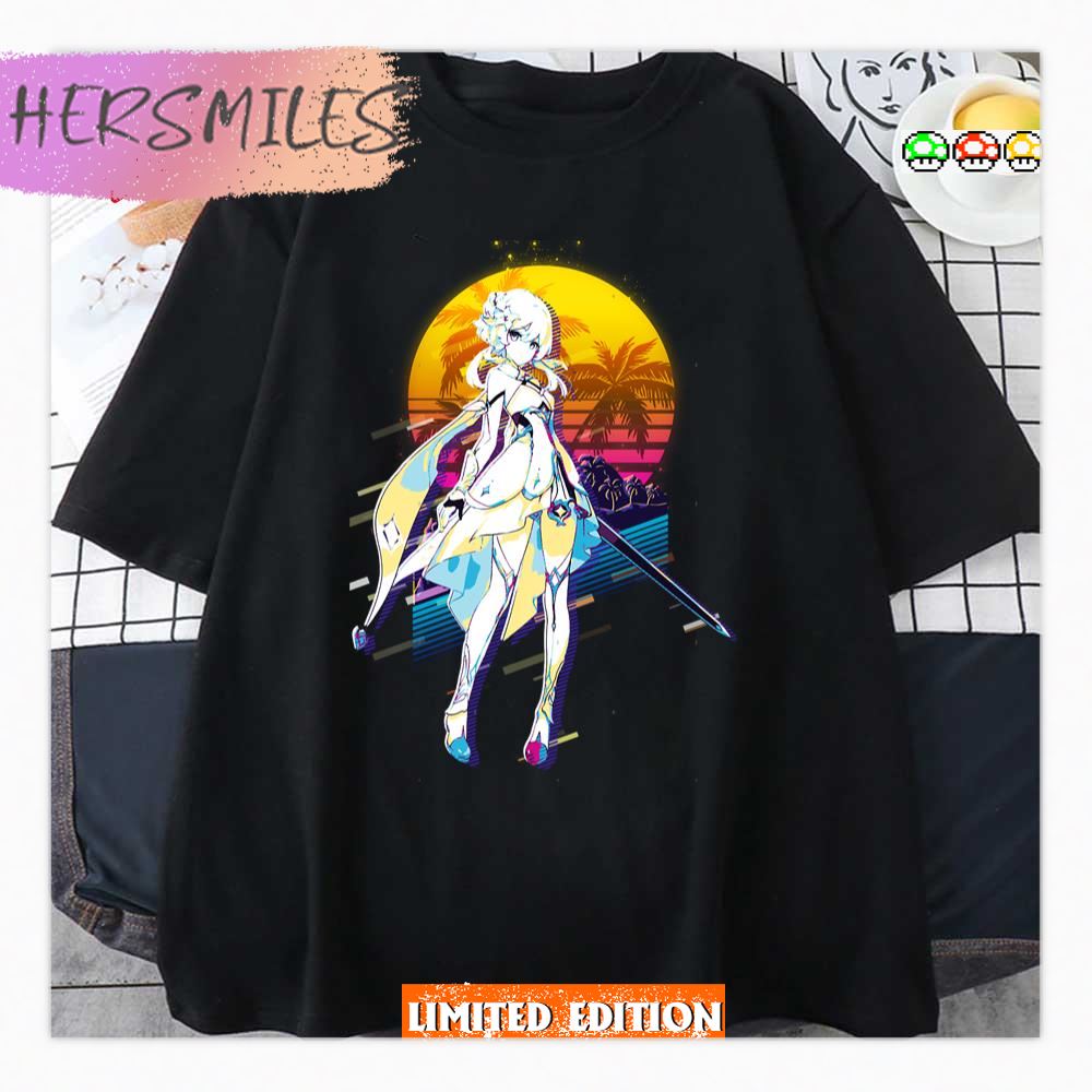 Lumine Female Genshin Impact 80s Retro Shirt
