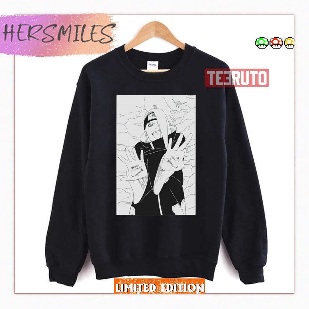 Manga Art Deidara Akatsuki Naruto Shippuden Shirt Manga Art Deidara Akatsuki Naruto Shippuden Shirt