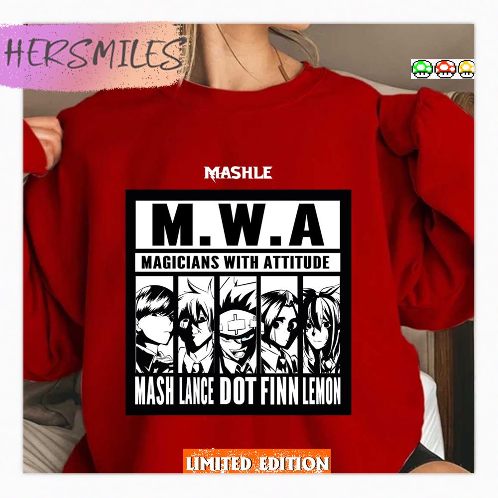 Mwa Magicians With Attitude Mashle Magic And Muscles Lemon Shirt Mwa Magicians With Attitude Mashle Magic And Muscles Lemon Shirt