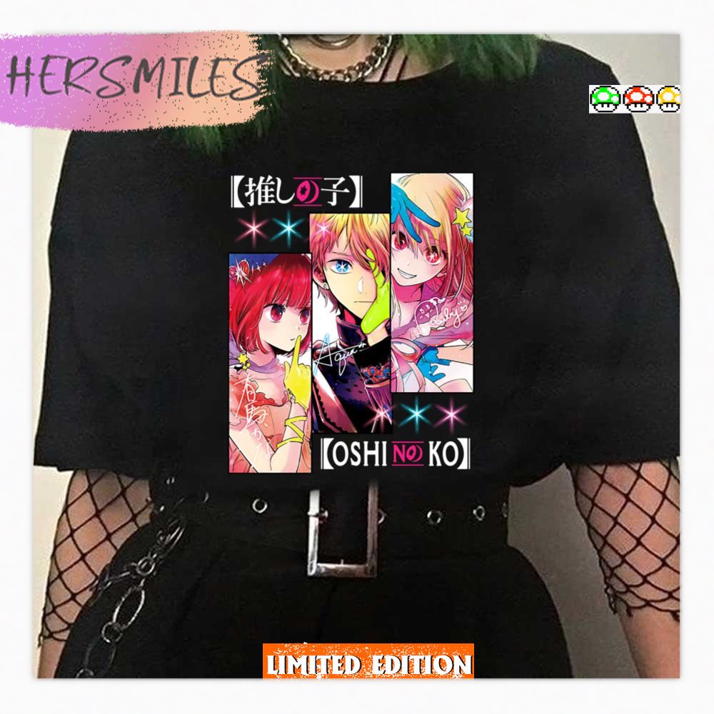 Netflix New Anime Oshi No Ko Japanese Anime Manga Design Shirt Netflix New Anime Oshi No Ko Japanese Anime Manga Design Shirt