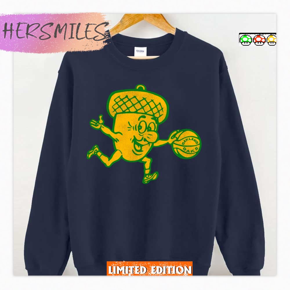 Oakland Oaks Retro Defunct Basketball Shirt Oakland Oaks Retro Defunct Basketball Shirt