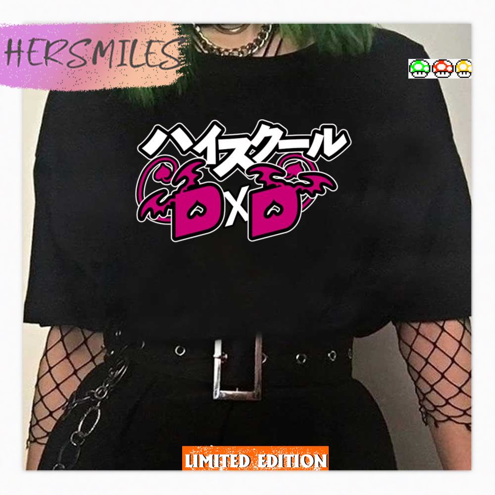 Original Logo High School Dxd Cherry Shirt Original Logo High School Dxd Cherry Shirt