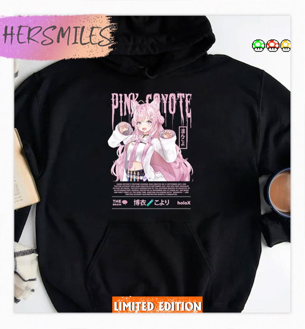 Pink Coyote Hololive Shirt