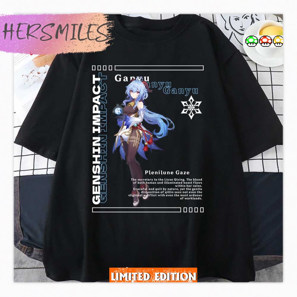 Plenitune Gaze Genshin Impact Ganyu Shirt