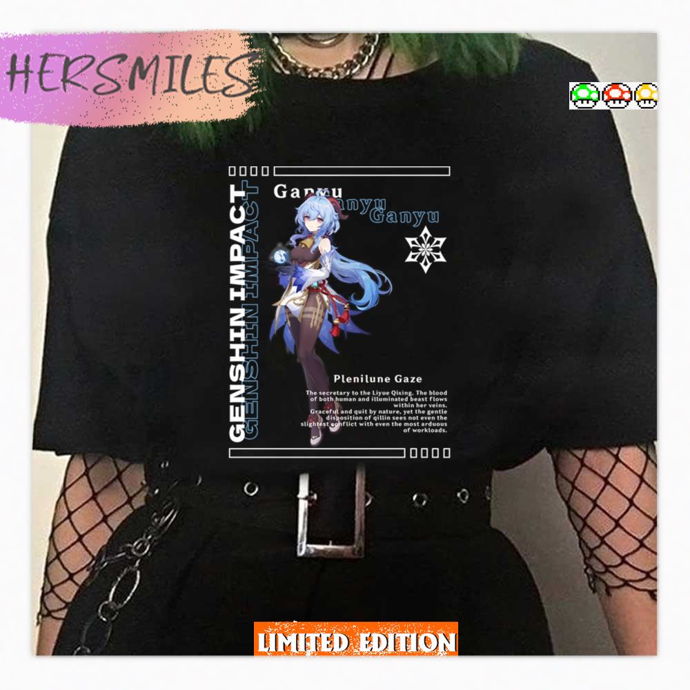 Plenitune Gaze Genshin Impact Ganyu Shirt Plenitune Gaze Genshin Impact Ganyu Shirt