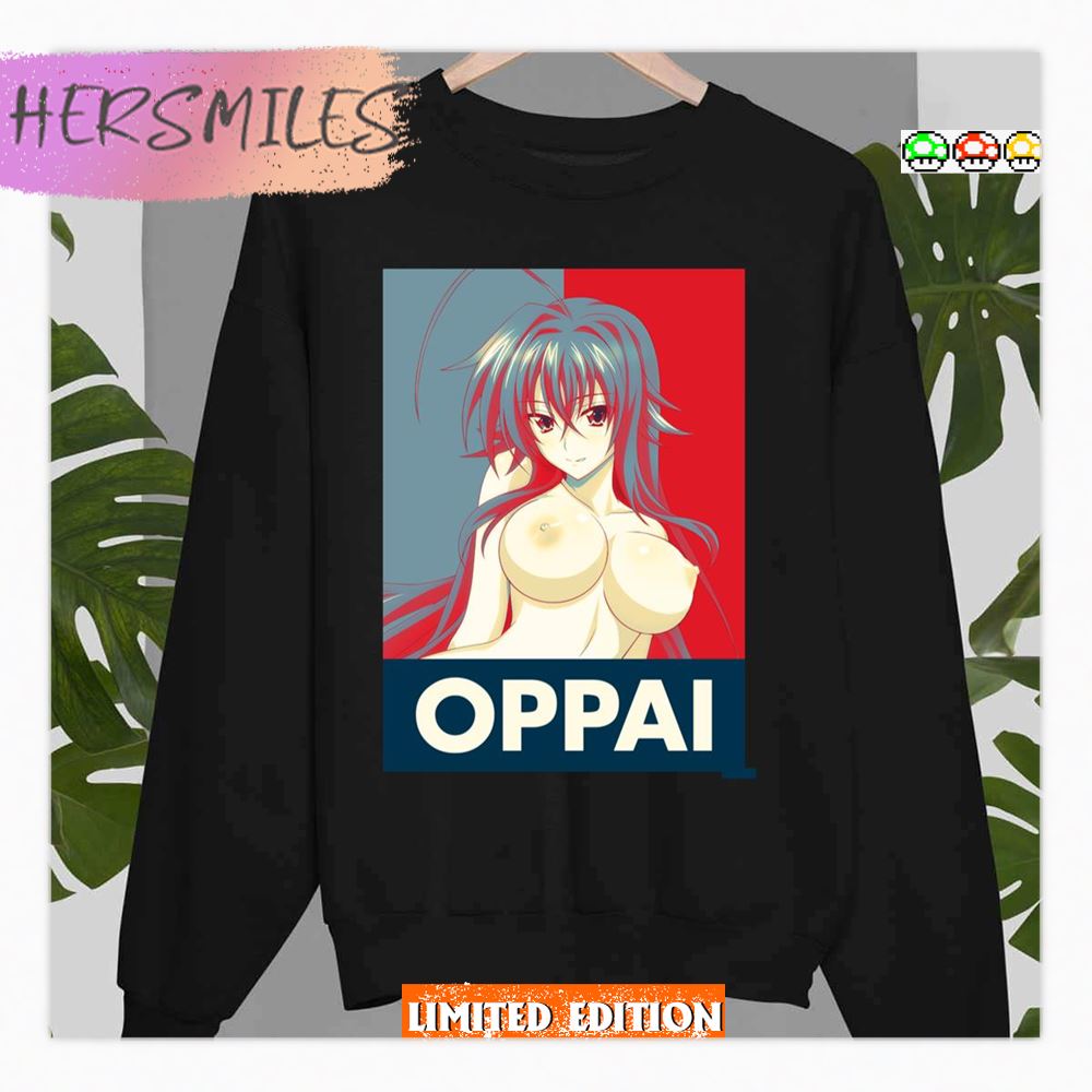 Pop Art High School Dxd Rias Gremory Oppai Shirt Pop Art High School Dxd Rias Gremory Oppai Shirt