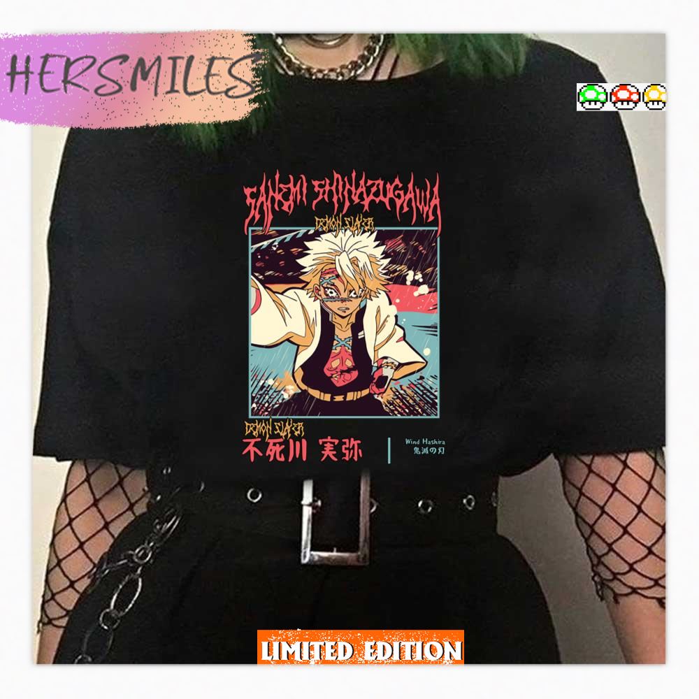 Pro Sanemi Wind Hashira Demon Slayer Corps Fanart Shirt Pro Sanemi Wind Hashira Demon Slayer Corps Fanart Shirt
