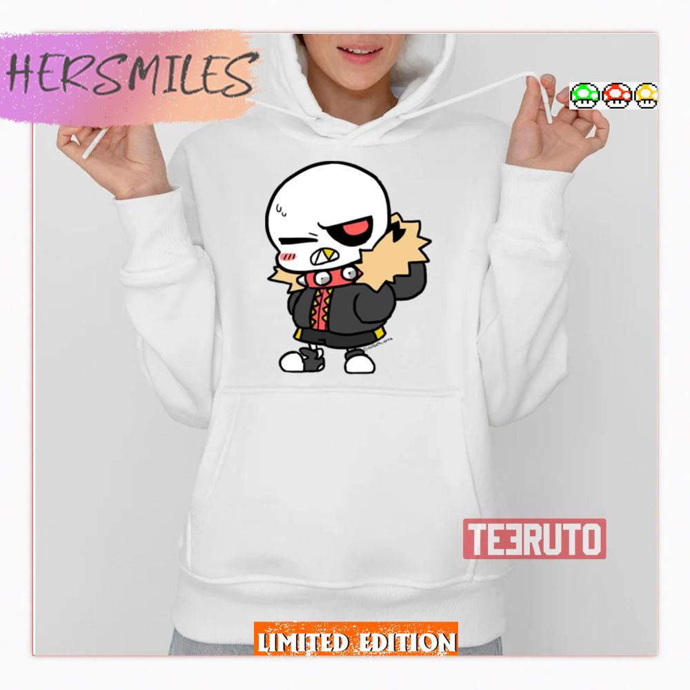 Red Sans Chibi Angry Undertale Shirt