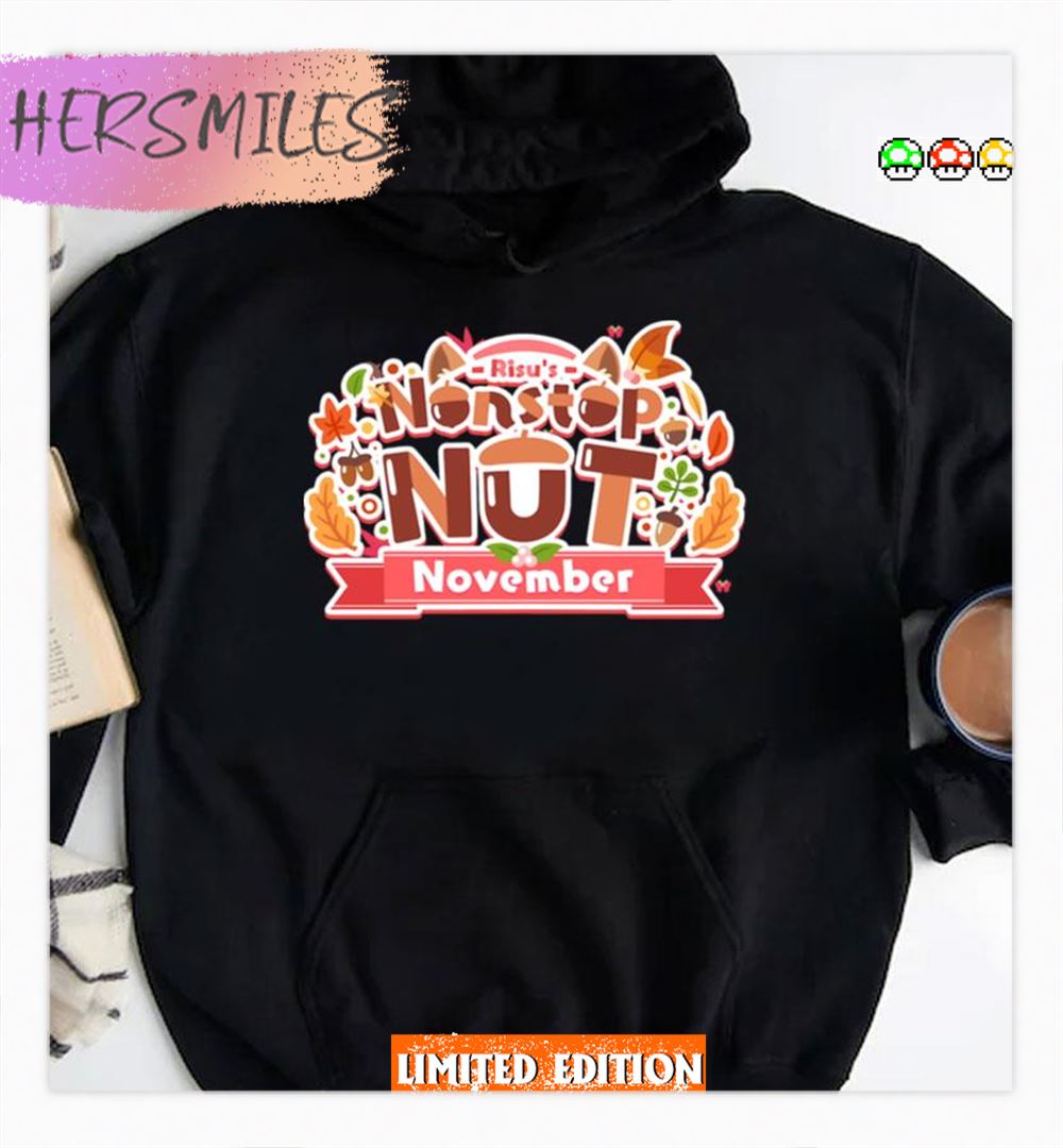 Risu’s Nonstop Nut November Ayunda Risu Nnn Hololive Shirt