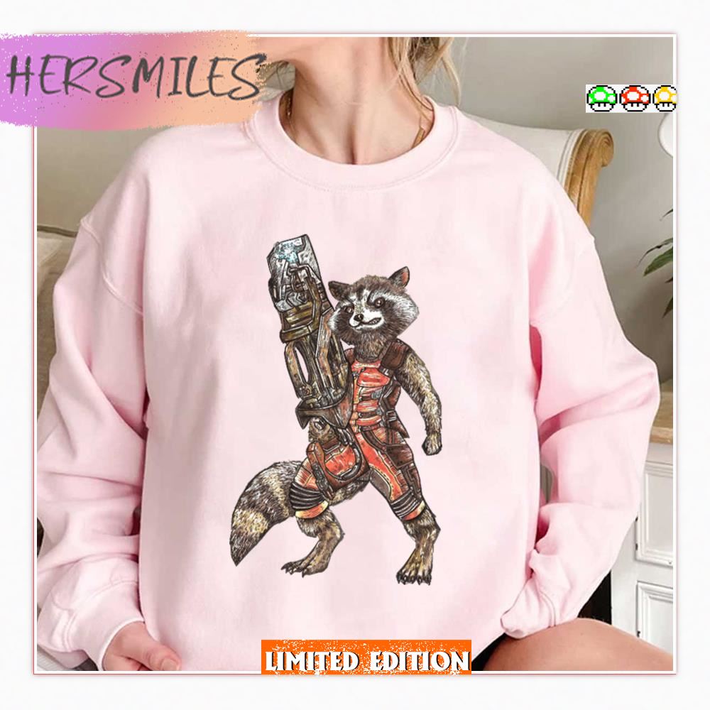 Rocket And Big Gun Guardians Of The Galaxy Shirt