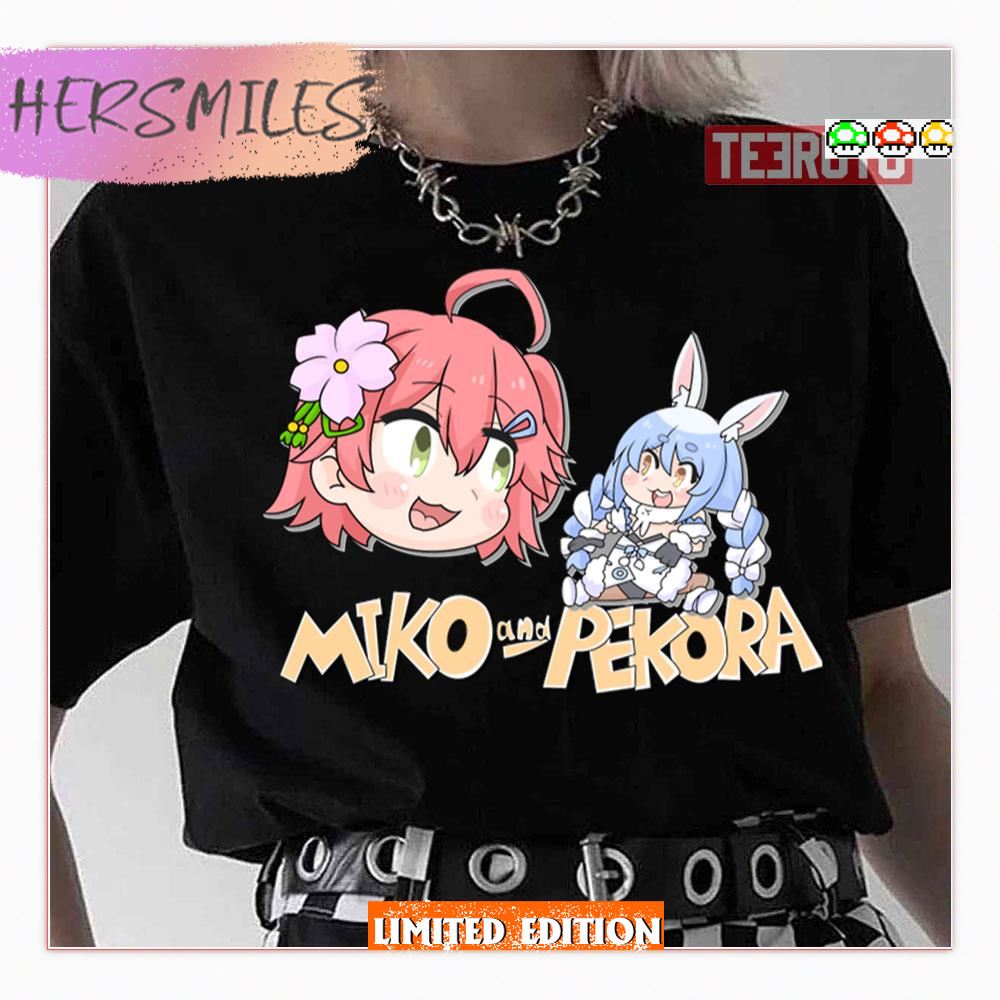 Sakura Miko And Usada Pekora Hololive Shirt