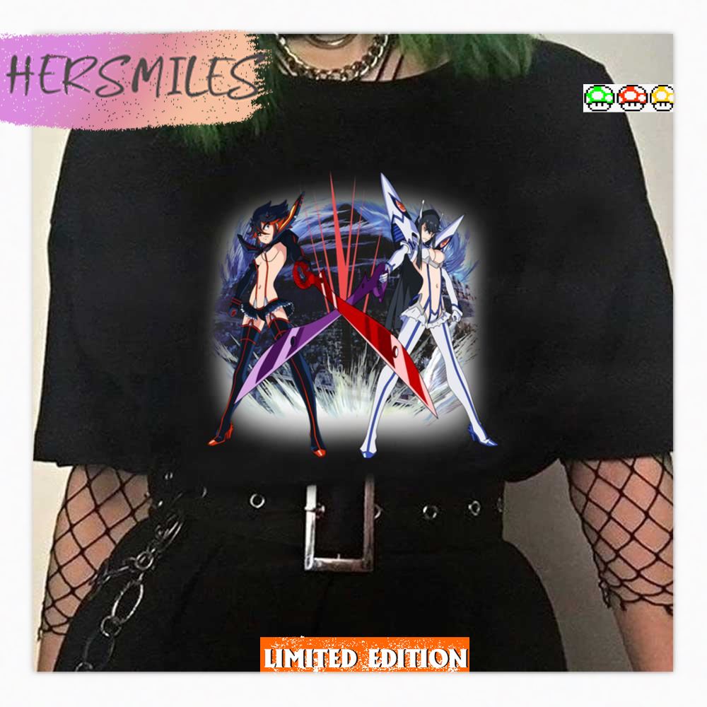 Sanbika Ryuko Matoi Satsuki Kiryuin Duo Kill La Kill Shirt Sanbika Ryuko Matoi Satsuki Kiryuin Duo Kill La Kill Shirt