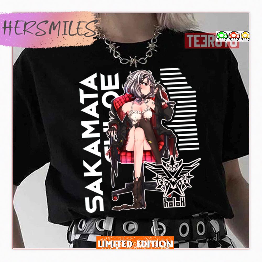 Sexy Sakamata Chloe Active Hololive Shirt