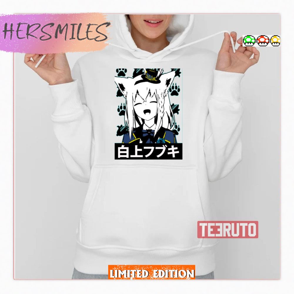 Shirakami Fubuki Smile Friend Hololive Shirt