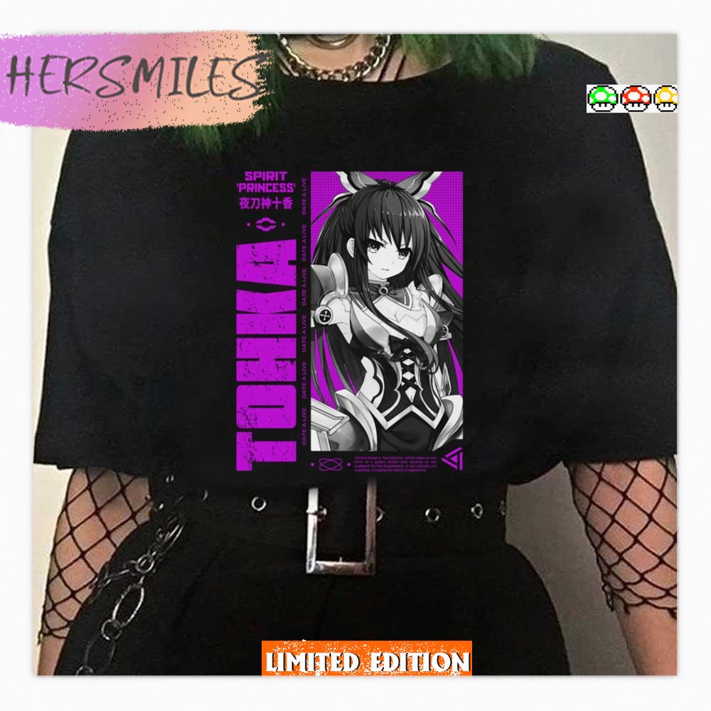 Spirit Princess Tohka Yatogami Date A Live Color Version Shirt Spirit Princess Tohka Yatogami Date A Live Color Version Shirt