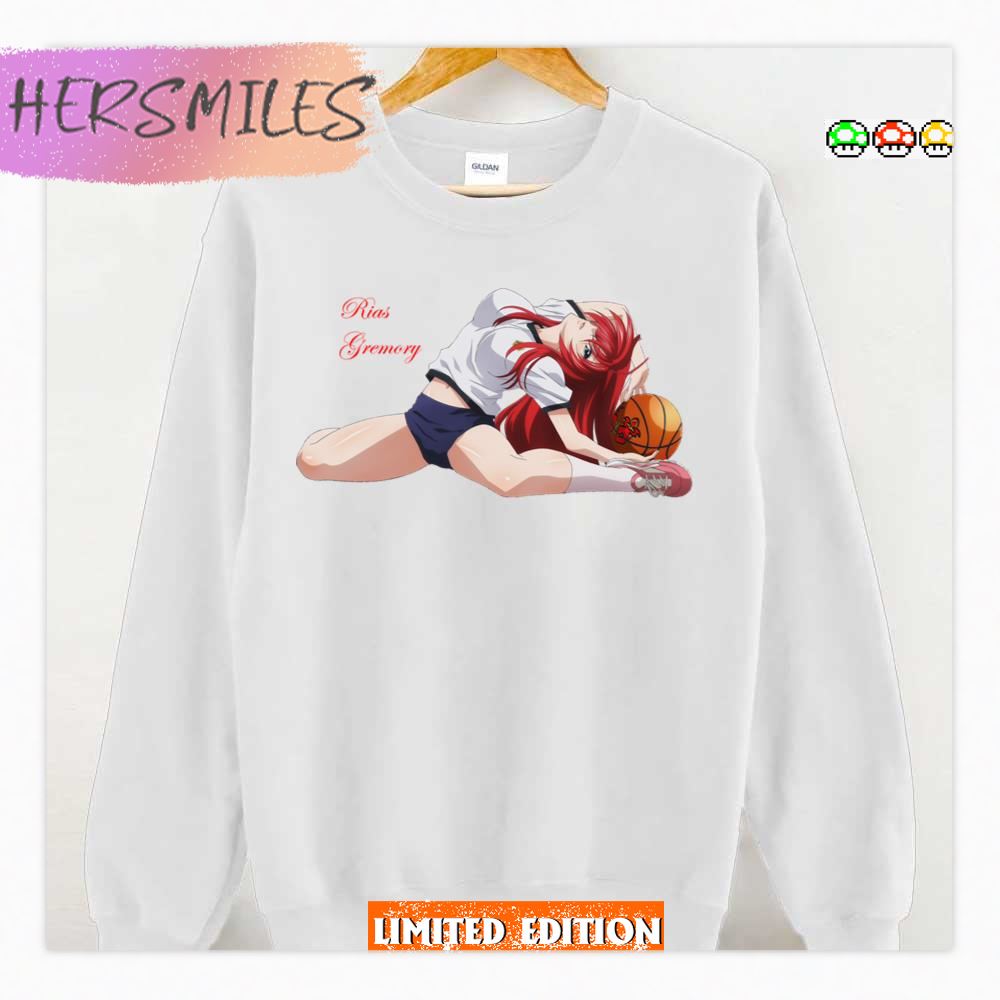 Sporty Girl Anime High School Dxd Rias Gremory Shirt Sporty Girl Anime High School Dxd Rias Gremory Shirt