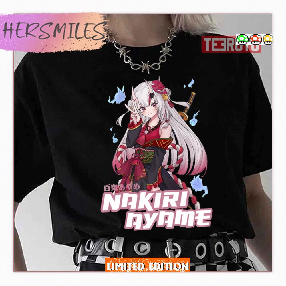 Strong Girl Nakiri Ayame Hololive Shirt