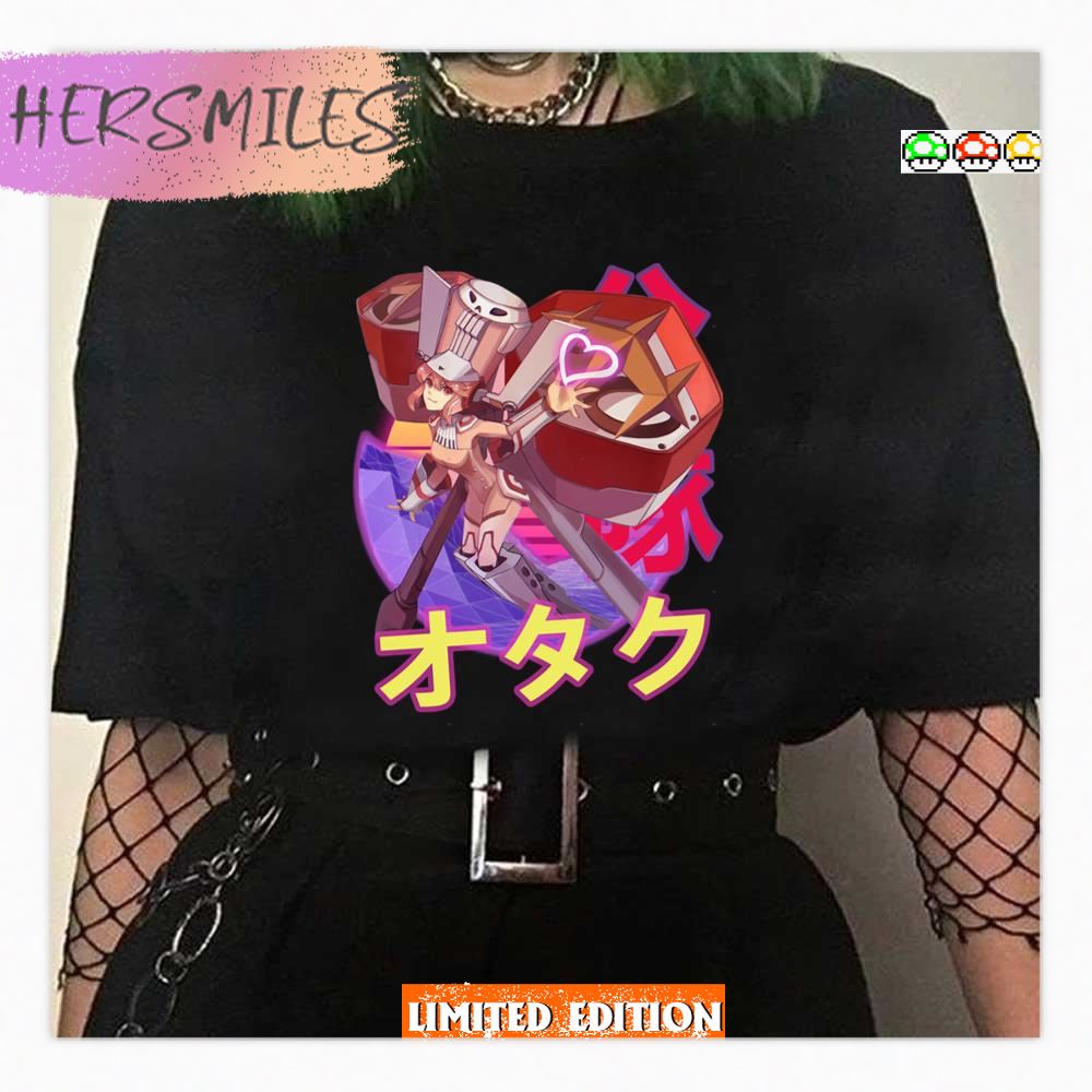 Symphony Nonon Jakuzure Regalia Kill La Kill Kiru Ra Kiru Retro Sunset Anime Design Shirt Symphony Nonon Jakuzure Regalia Kill La Kill Kiru Ra Kiru Retro Sunset Anime Design Shirt