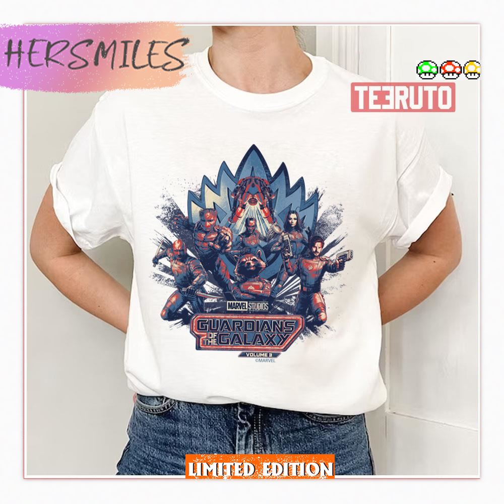 Team Charge With Logo Guardians Of The Galaxy Shirt