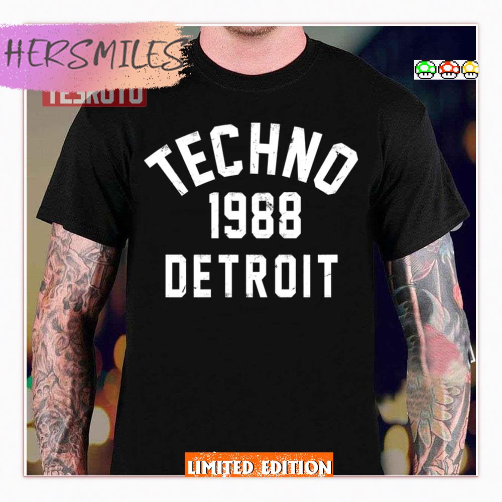 Techno 1988 Detroit Logo Shirt