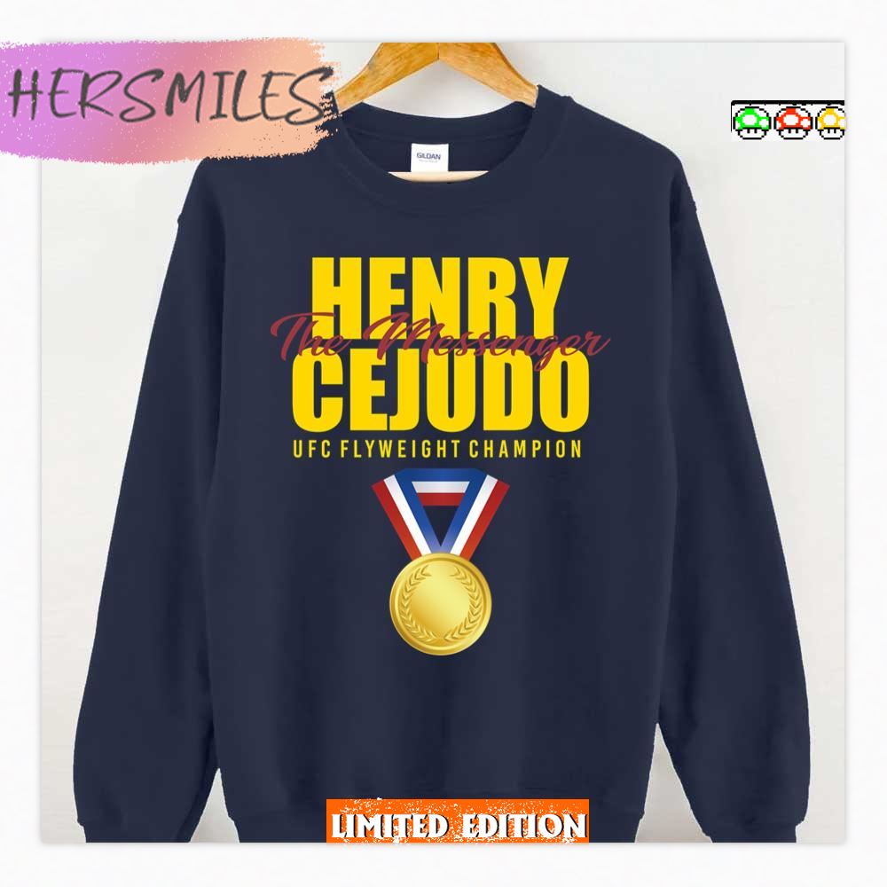 The Messenger Henry Cejudo Gold Shirt The Messenger Henry Cejudo Gold Shirt