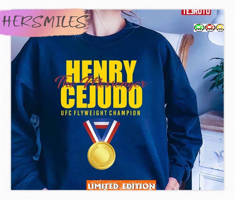 The Messenger Henry Cejudo Gold Shirt