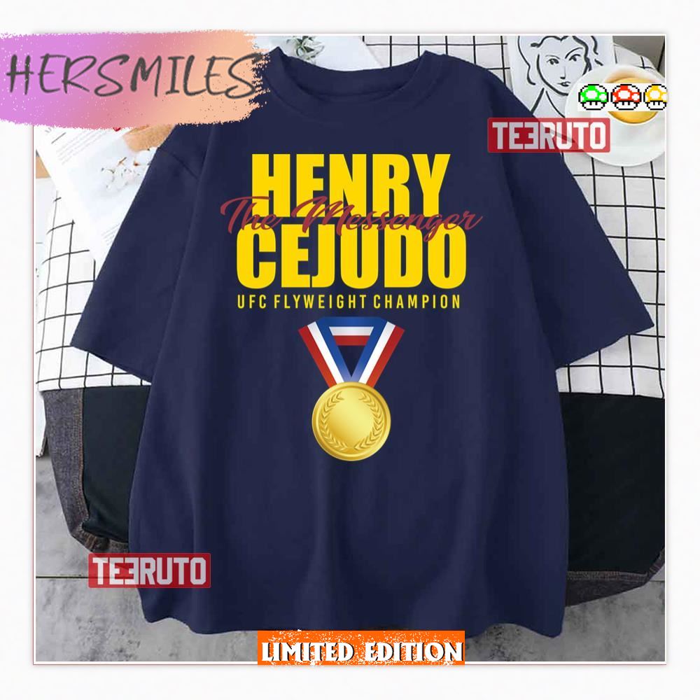 The Messenger Henry Cejudo Gold Shirt