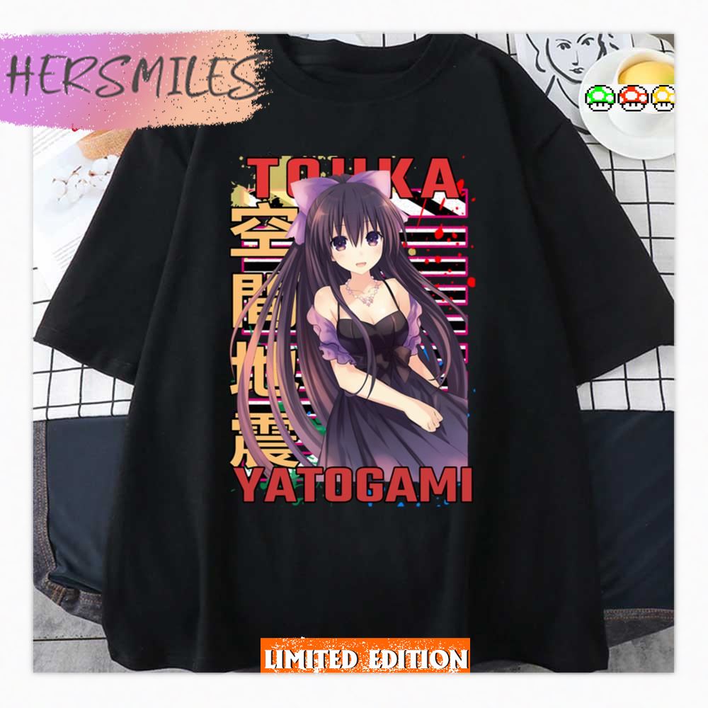 Tohka Yatogami Date A Live Deto A Raibu Urban Anime Manga Design Shirt