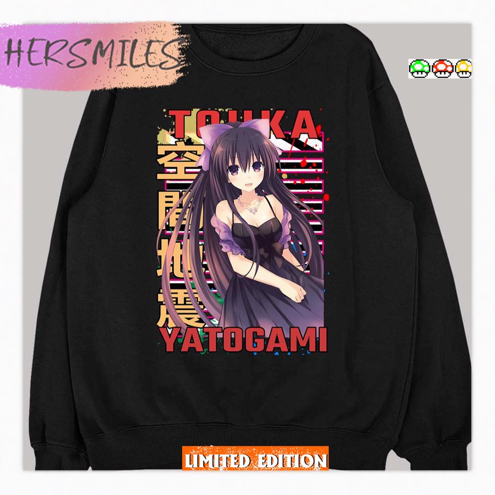 Tohka Yatogami Date A Live Deto A Raibu Urban Anime Manga Design Shirt