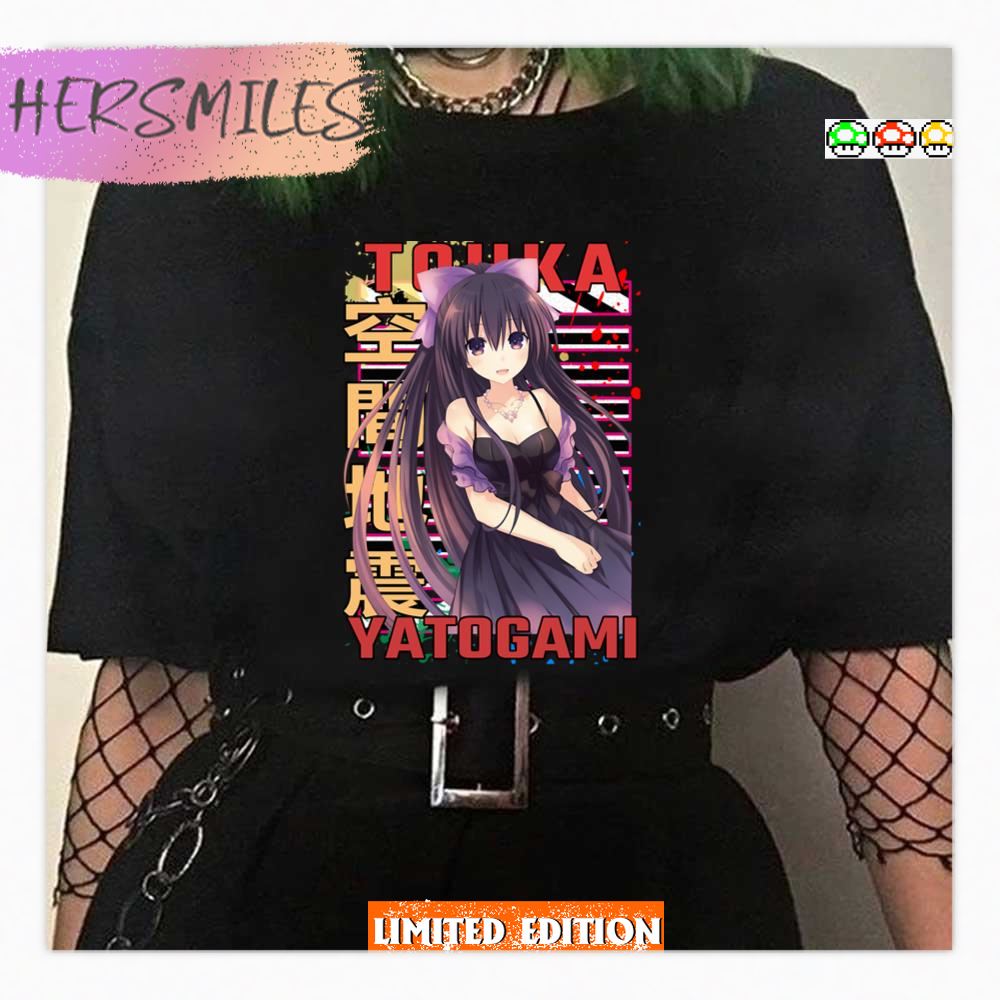 Tohka Yatogami Date A Live Deto A Raibu Urban Anime Manga Design Shirt Tohka Yatogami Date A Live Deto A Raibu Urban Anime Manga Design Shirt