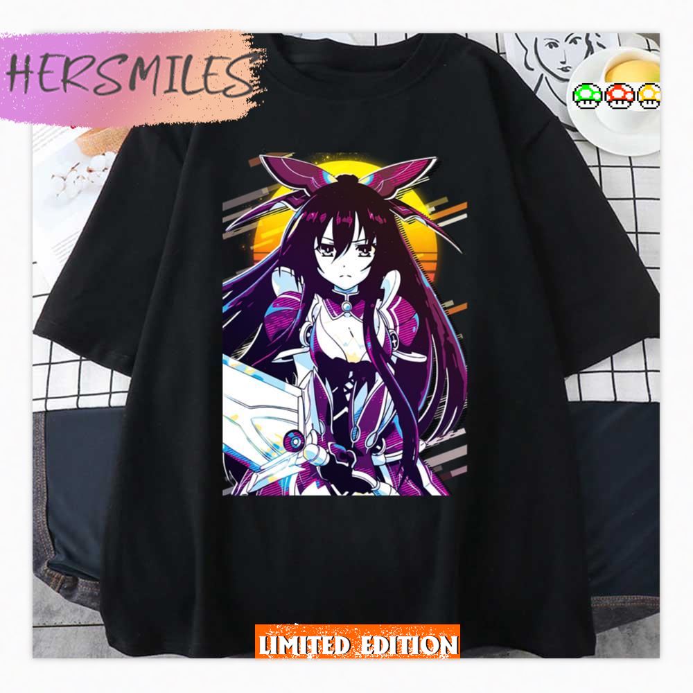 Tohka Yatogami Date A Live Neon Retro Fanart Shirt
