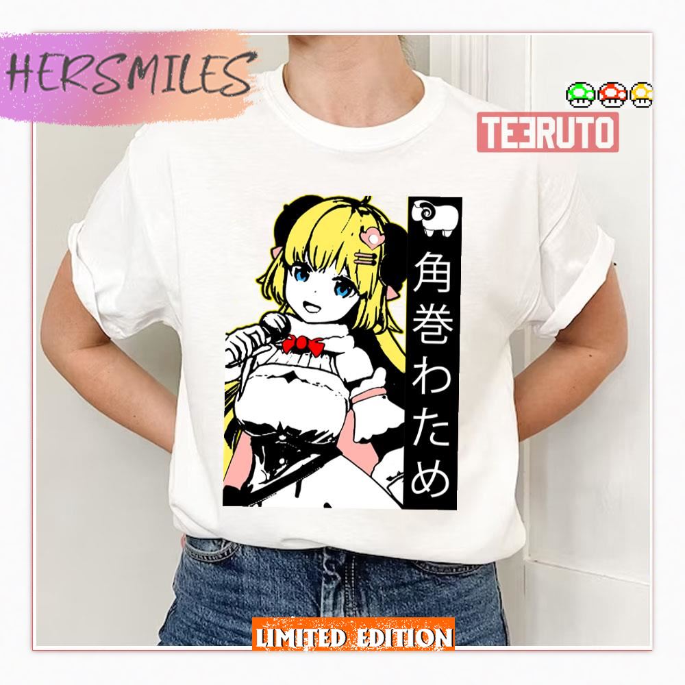 Tsunomaki Watame Anime Girl Hololive Shirt