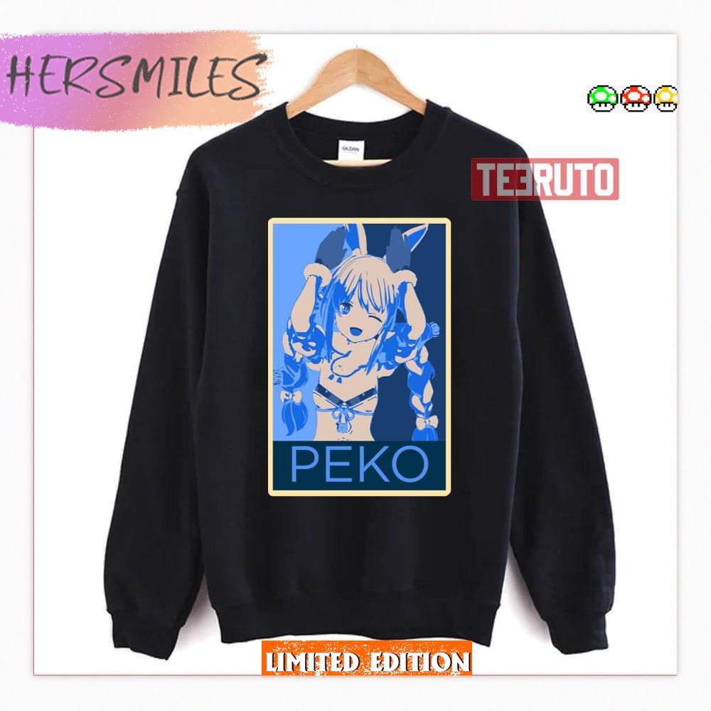 Usada Pekora Peko Posterized Hololive Shirt Usada Pekora Peko Posterized Hololive Shirt