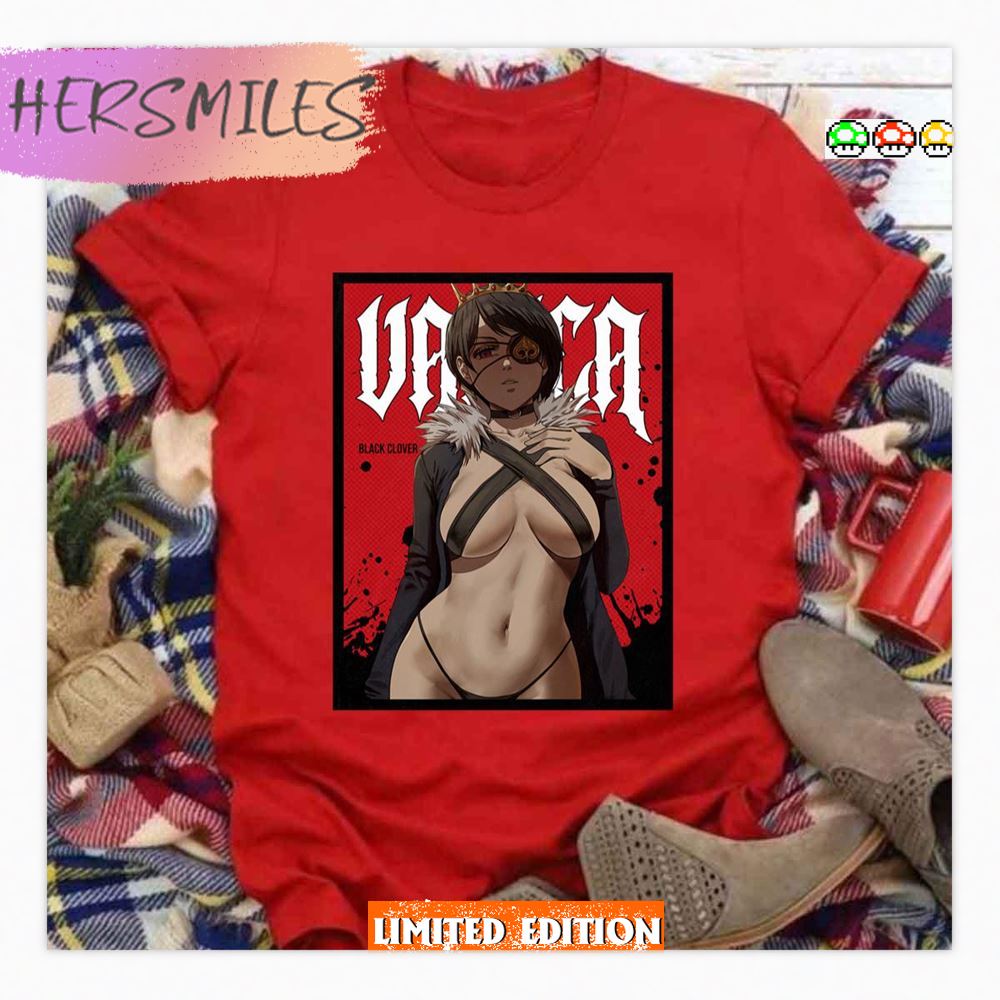 Vanica Red Comic Design Black Clover Artwork Shirt